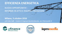 EFFICIENZA ENERGETICA - NUOVE OPPORTUNITA’: RIFORME IN ATTO E RISORSE FINANZIARIE